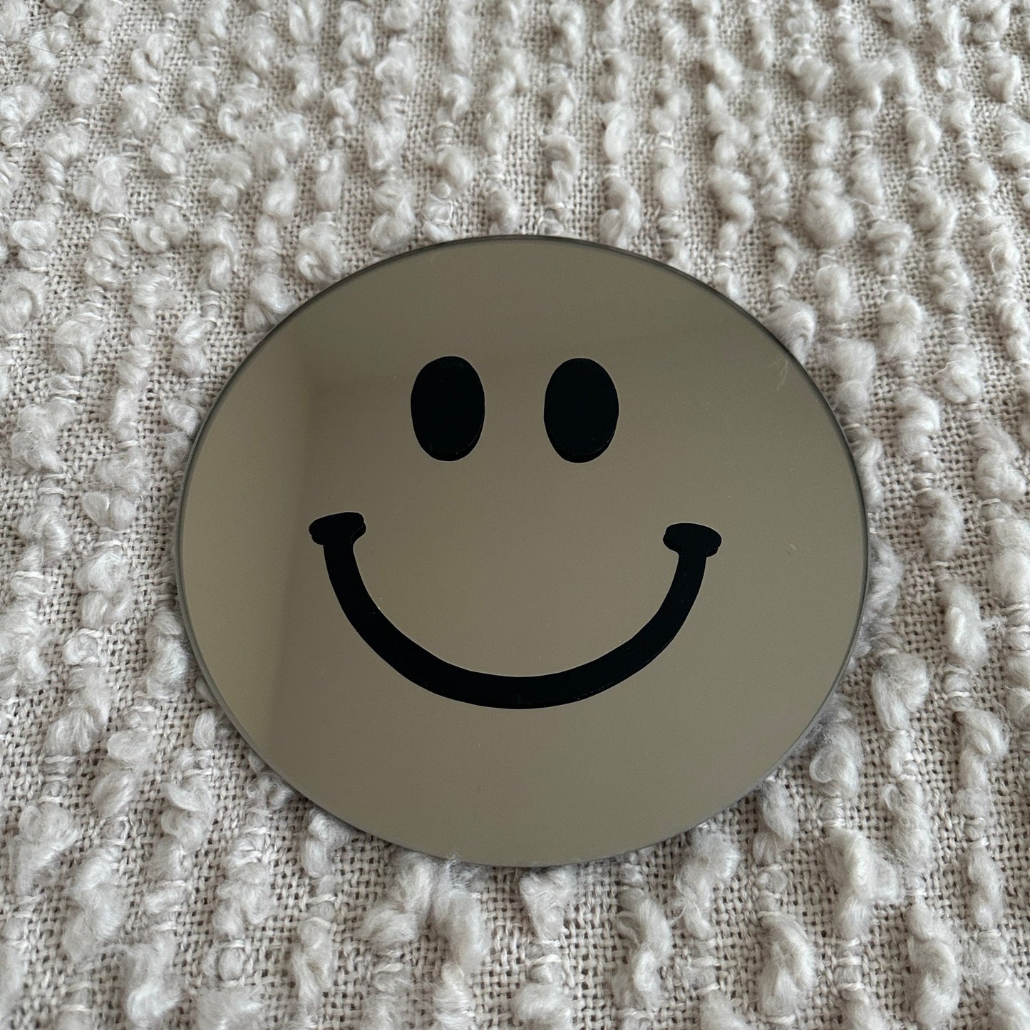 Vrolijkmakende Smiley spiegel Black Smile