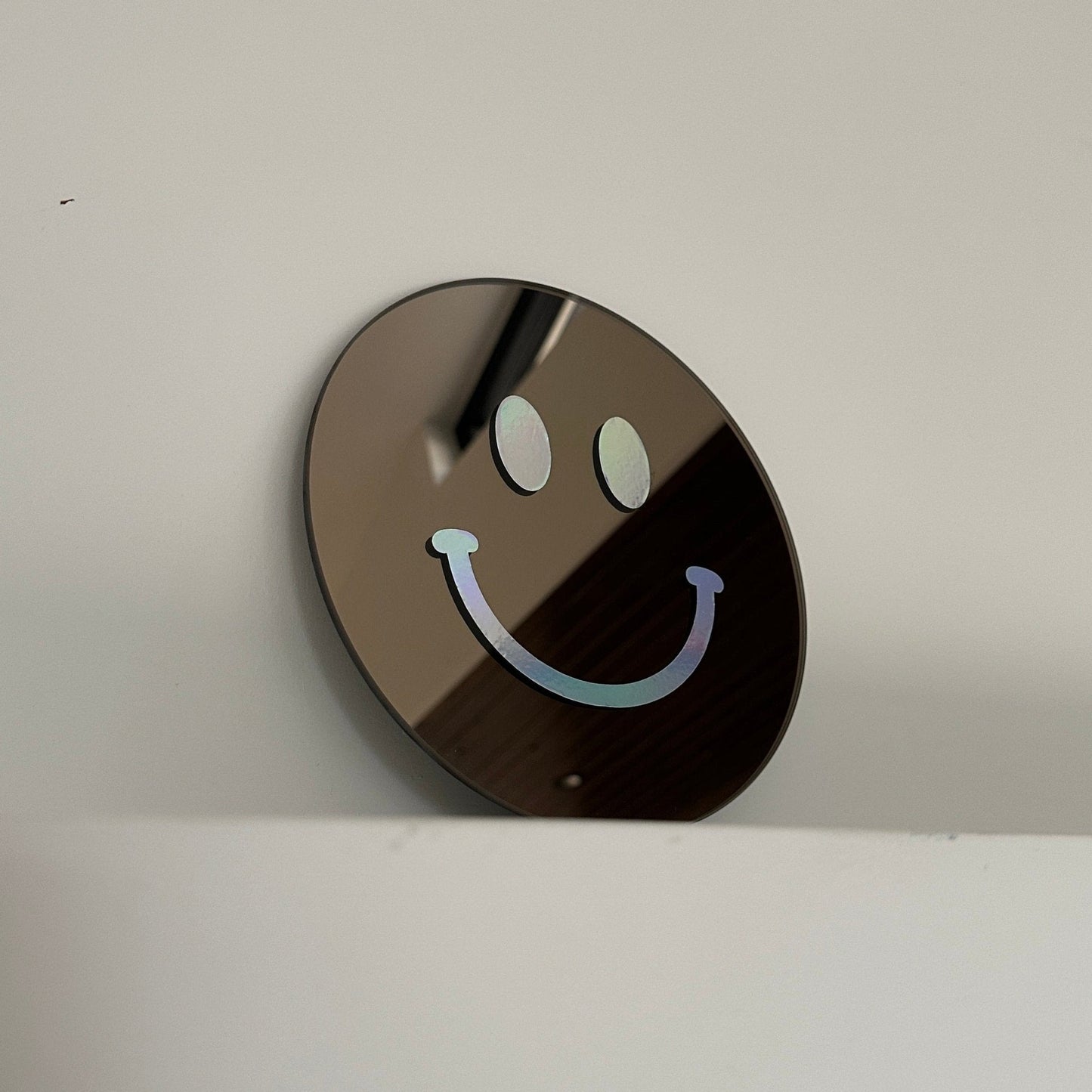 "Dagelijkse geluksboost" Smiley spiegel Holographic Smile