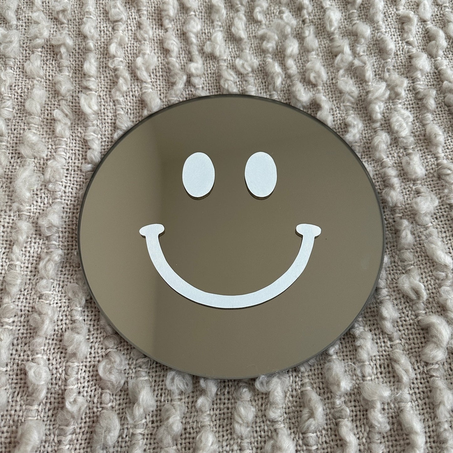 Vrolijkmakende Smiley spiegel White Smile