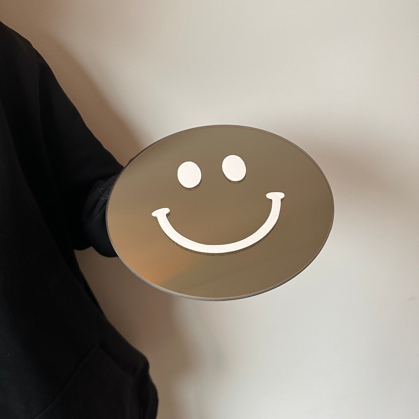 Vrolijkmakende Smiley spiegel White Smile