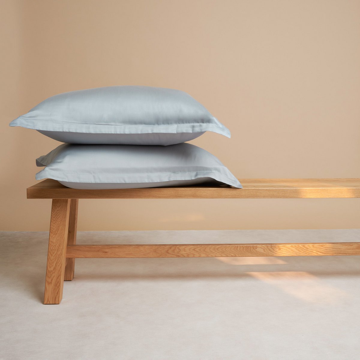 TENCEL™ - Sateen Kussensloop Grijs Blauw