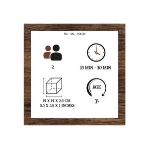Logica Giochi Houten (reis) Bordspel Tic Tac Toe 5D
