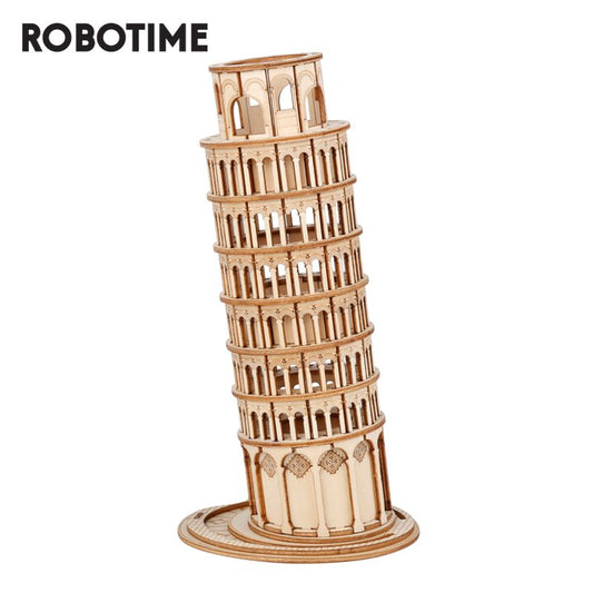 3D Houten Puzzel Leaning Tower of Pisa, Robotime