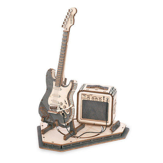 Robotime, Houten Puzzel 3D Electric Guitar