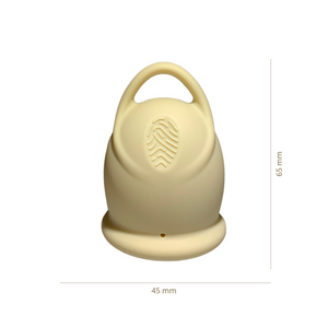 green-goose Menstruatie Cup L | 2 Stuks | Creme