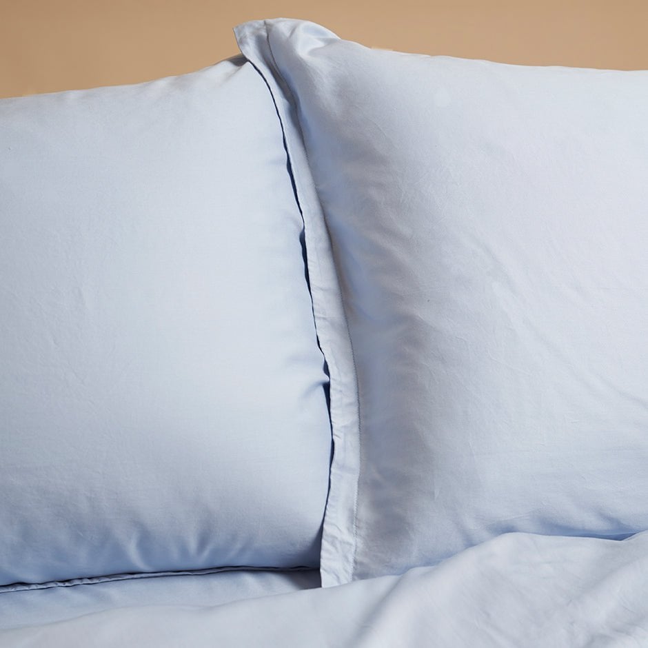 TENCEL™ - Twill Kussensloop Licht Blauw
