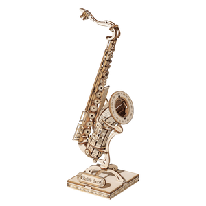 Robotime, 3D Houten Puzzel Muziekinstrument Saxophone