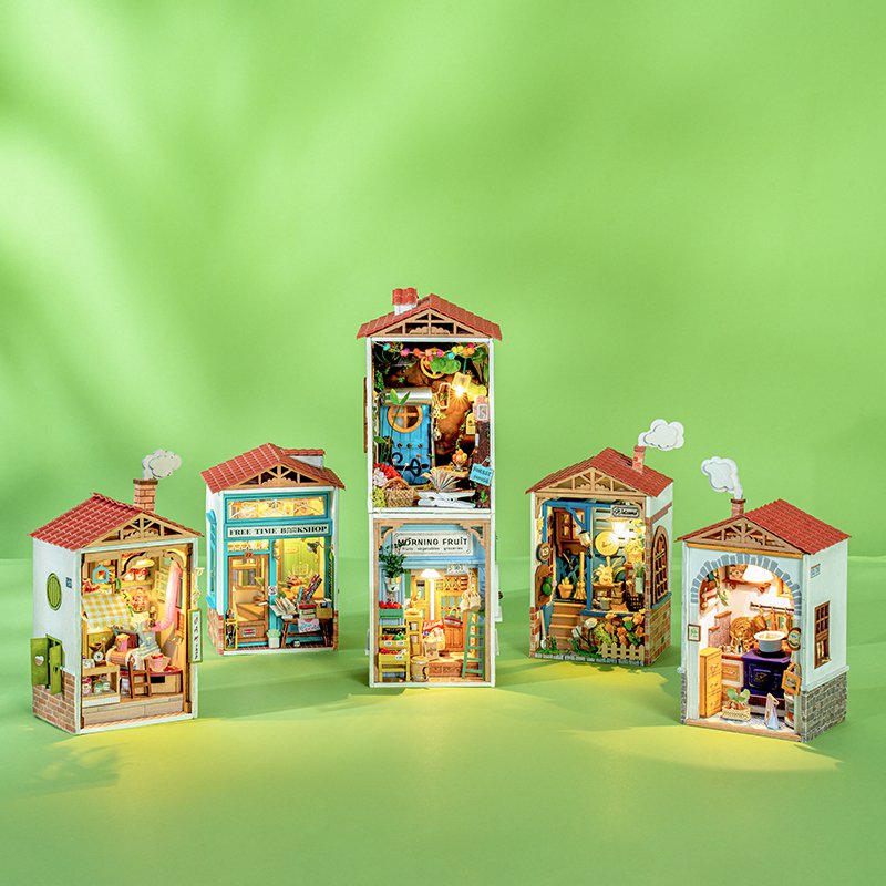 Robotime, DIY Huisje Borrowed Garden