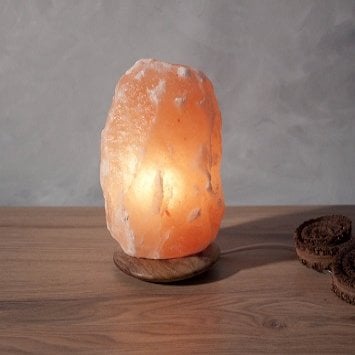 Himalaya Salt Dreams Tafellamp - Himalaya zout- 42124 -19 cm hoog - oranje