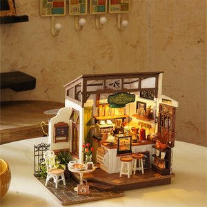 Robotime, DIY Huisje Slow Life Café met LED verlichting