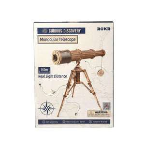 Robotime, Houten Puzzel 3D Monocular Telescope