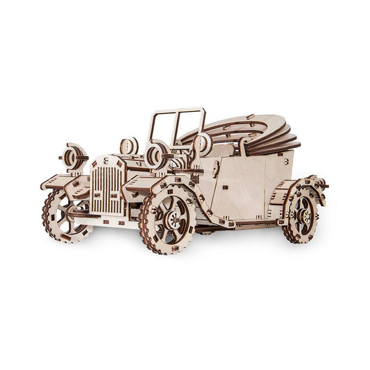 Eco-Wood-Art (EWA) 3D Mechanische Puzzel Retro Auto