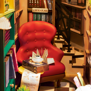 Robotime, DIY Book Nook Boekensteun Shakespeare's, TGB07, 20x11,5x22cm