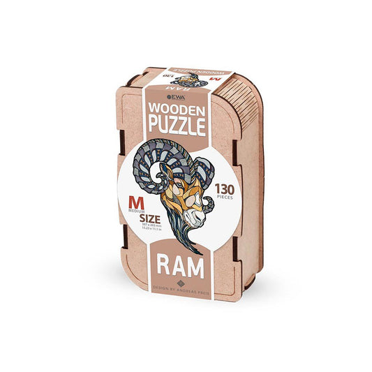 Eco Wood Art (EWA) Houten Legpuzzel Size M, Ram