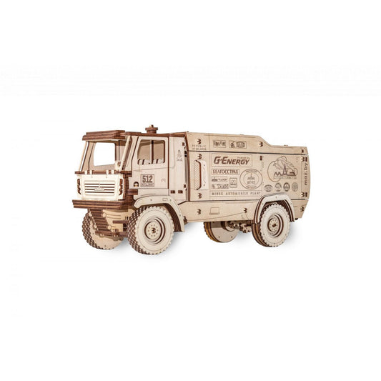 Eco Wood Art (EWA) 3D Mechanische Puzzel Sport Truck MAZ 5309RR