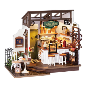 Robotime, DIY Huisje Slow Life Café met LED verlichting