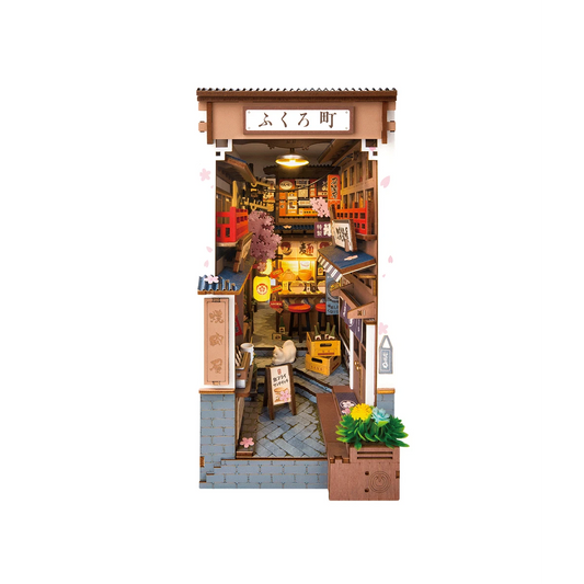 Robotime, DIY Book Nook Boekensteun Sakura Wine Alley, TGB11, 11,1x19,5x22,1cm