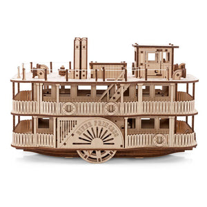 Eco Wood Art (EWA) 3D Houten Puzzel Paddle River Princess Stemaer