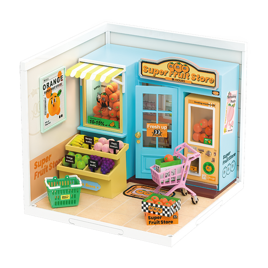 Robotime, DIY Huisje Super Store Daily VC Fruit Store
