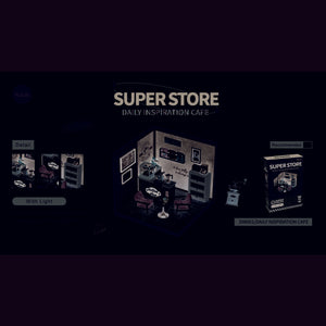 DIY Huisje Super Store Daily Inspiration Café, Robotime