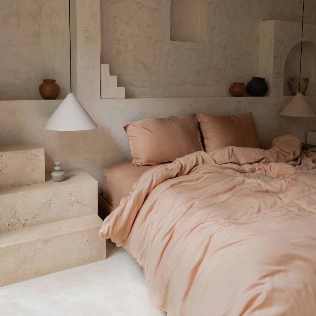 TENCEL™ - Twill Dekbedovertrek Peach