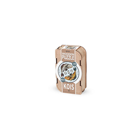 Eco Wood Art (EWA) Houten Legpuzzel Koi Kaper/ Kois size M, 28,5x28,5x0,5cm
