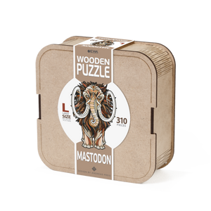 Eco Wood Art (EWA) Houten Legpuzzel Mammoet/ Mastodon, Size L