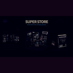 DIY Huisje Super Store Fascinating Bookstore, Robotime