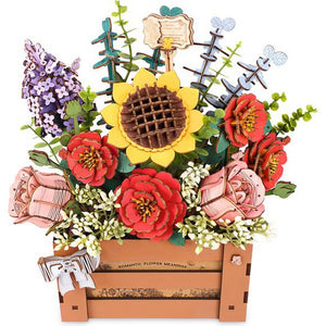 Robotime, DIY Houten Bloemenkistje/Wooden Bloom Box, TW02H, 28x14x28cm