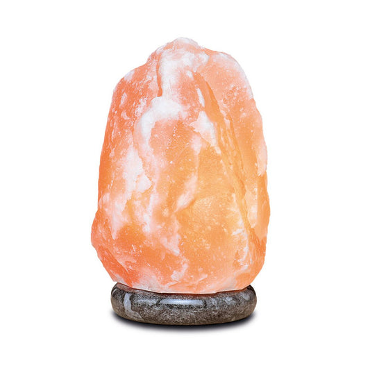 Himalaya Salt Dreams Lamp met Marmerenvoet, ca. 2-3 kg,