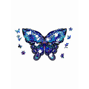 Mandala Houten Logica GiochiLegpuzzel Nachtvlinder/ Butterfly
