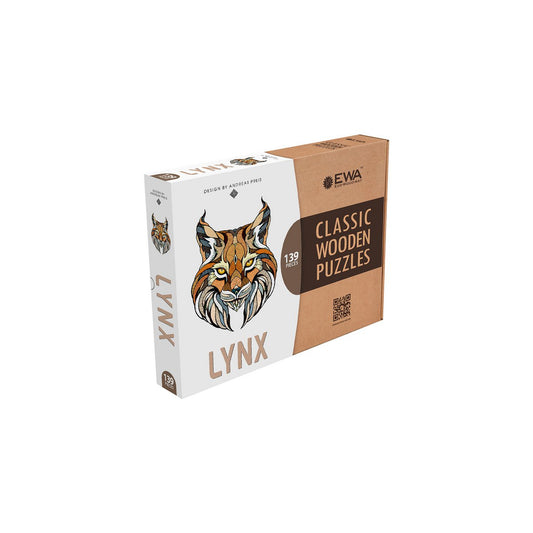 Eco Wood Art (EWA) Houten Legpuzzel Lynx
