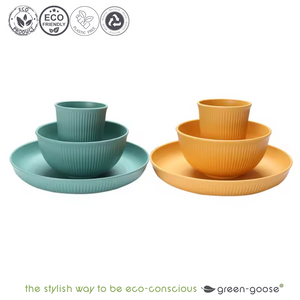 green-goose Bioplastic Servies - 28-delig