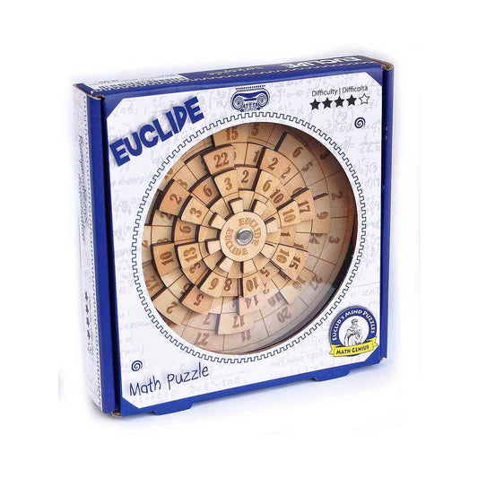 Logica Giochi Houten rekenpuzzel Euclide, LG431, 15x15x2cm