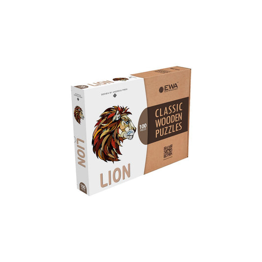 Eco Wood Art (EWA) Houten Legpuzzel Leeuw/ Lion