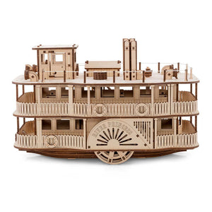 Eco Wood Art (EWA) 3D Houten Puzzel Paddle River Princess Stemaer