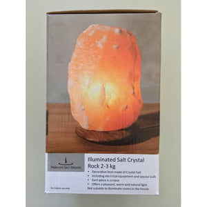 Himalaya Salt Dreams Tafellamp - Himalaya zout- 42124 -19 cm hoog - oranje