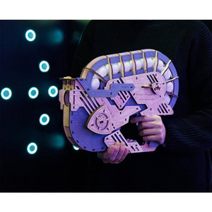 Eco Wood Art (EWA) 3D Mechanische Puzzel, Ping Pong Gun, 4189, 38,7x9,6x29,8cm