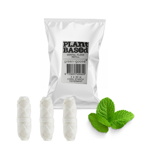 green-goose Bio-based Flosdraad | Met 3 Navullingen | Mint