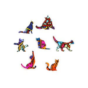 Logica Giochi Mandala Houten Legpuzzel Kat/ Cat