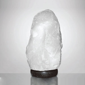 Himalaya Zoutlamp, Natuurlijke Vorm, Sneeuwwit, 2 á 3 kilo