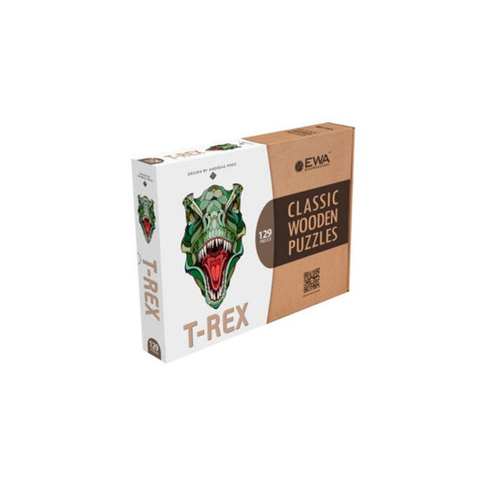 Eco Wood Art (EWA) Houten Legpuzzel, T-Rex