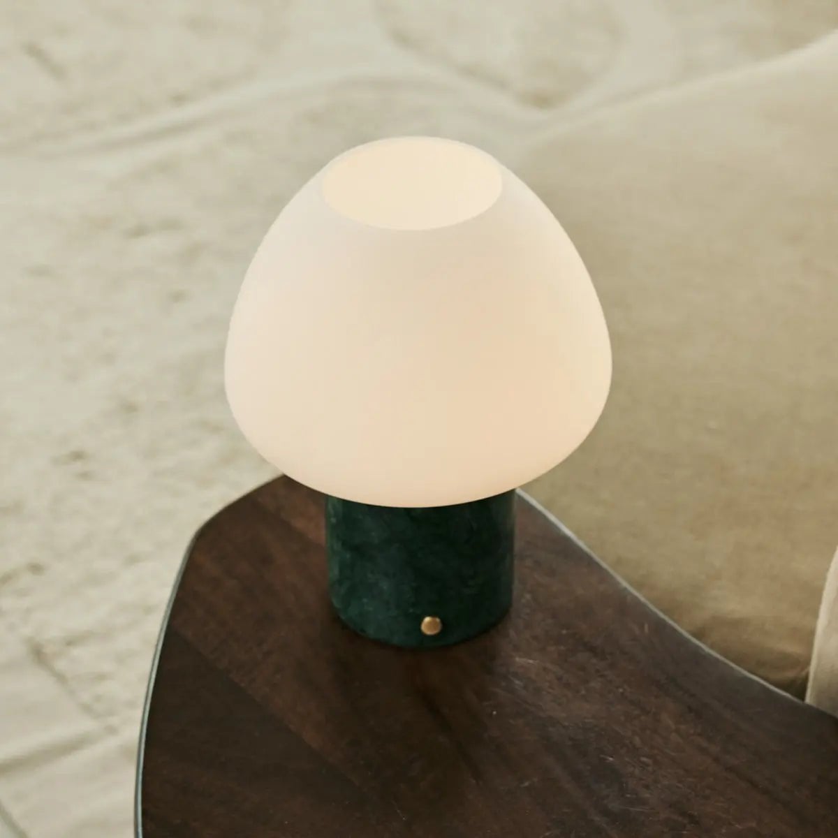 Tavellio- Ostade Groen, Verde Alpi Marmer Oplaadbare Tafellamp | Uniek, dimbaar en 3 lichtkleuren