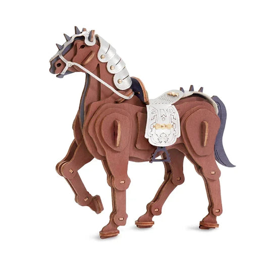 Robotime 3D Houten Puzzel Warrior Horse