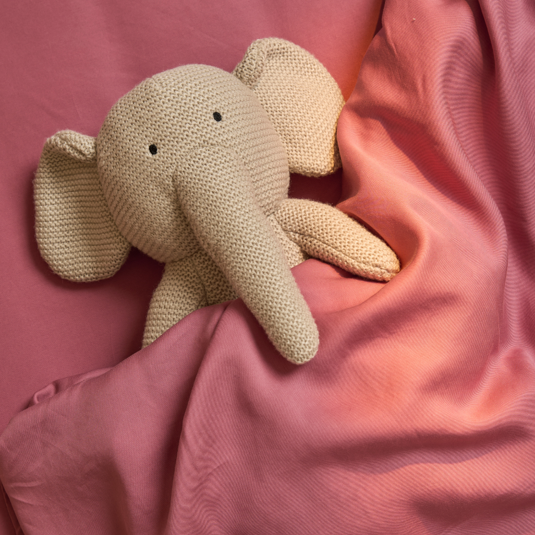 Kids - TENCEL™ Twill Dekbedovertrek Dusty Rose