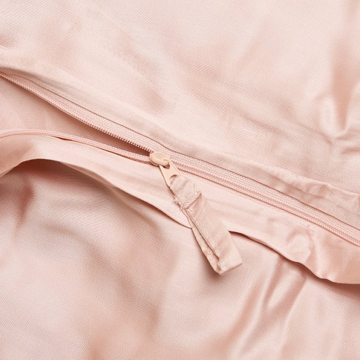 Eco Bamboe Dekbedovertrek Powder peach