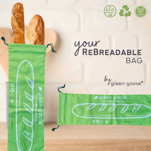 green-goose Herbruikbare rPet Broodzakkenset