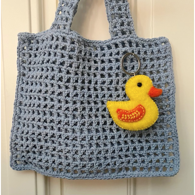 Luna-Leena Bag Kids - Light Blue - Organic Cotton - Handgehaakt in Nepal