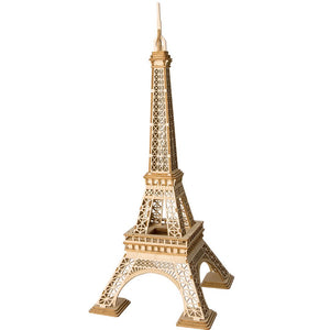 Robotime, 3D Houten Puzzel Eiffeltoren