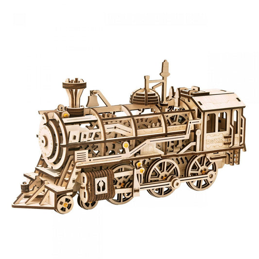 Robotime, 3D Houten Puzzel Locomotive